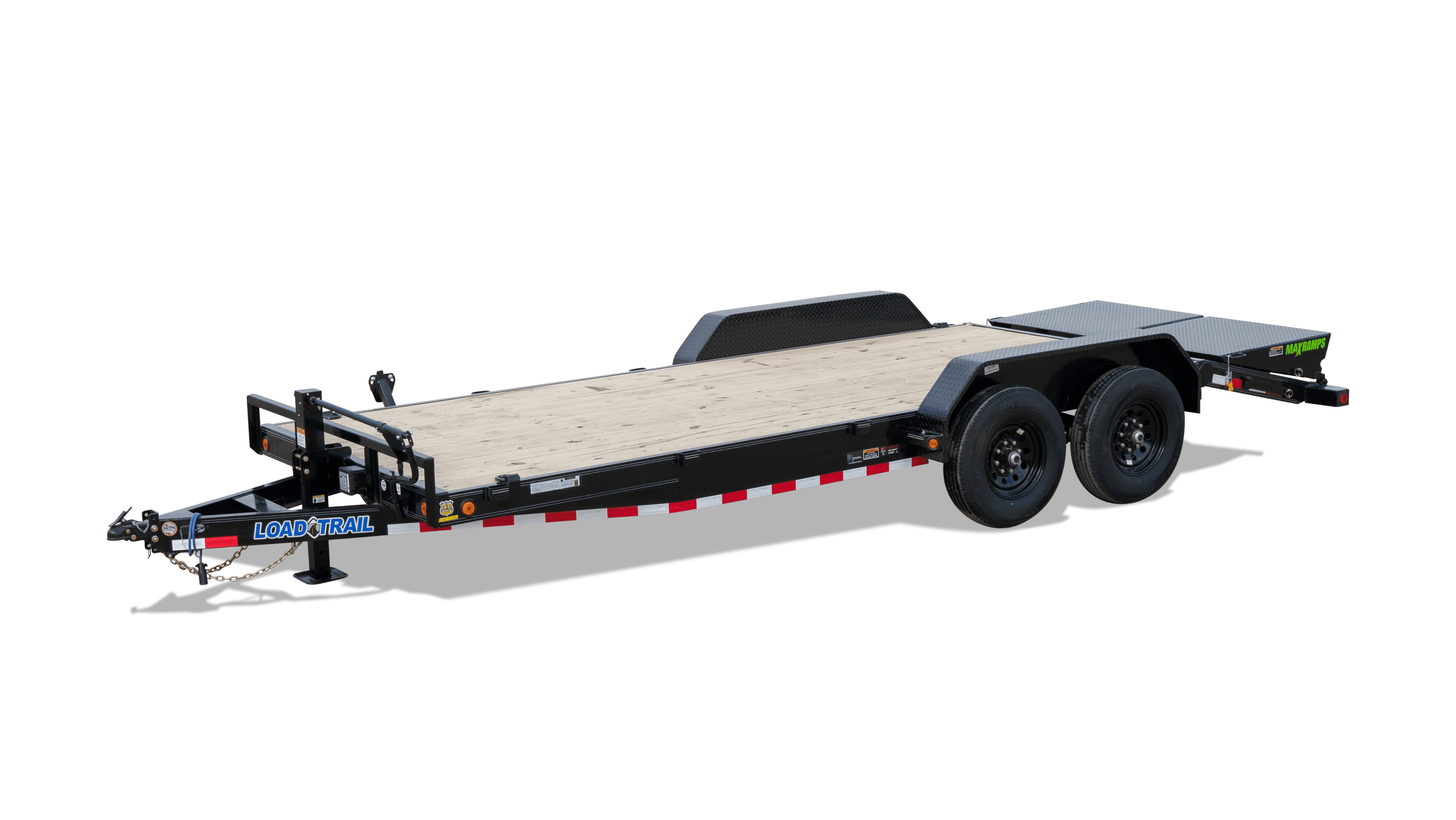 22'x83" Equipment Trailer Tandem (14,000lbs) Axle Powder Coated     [1 IN STOCK]