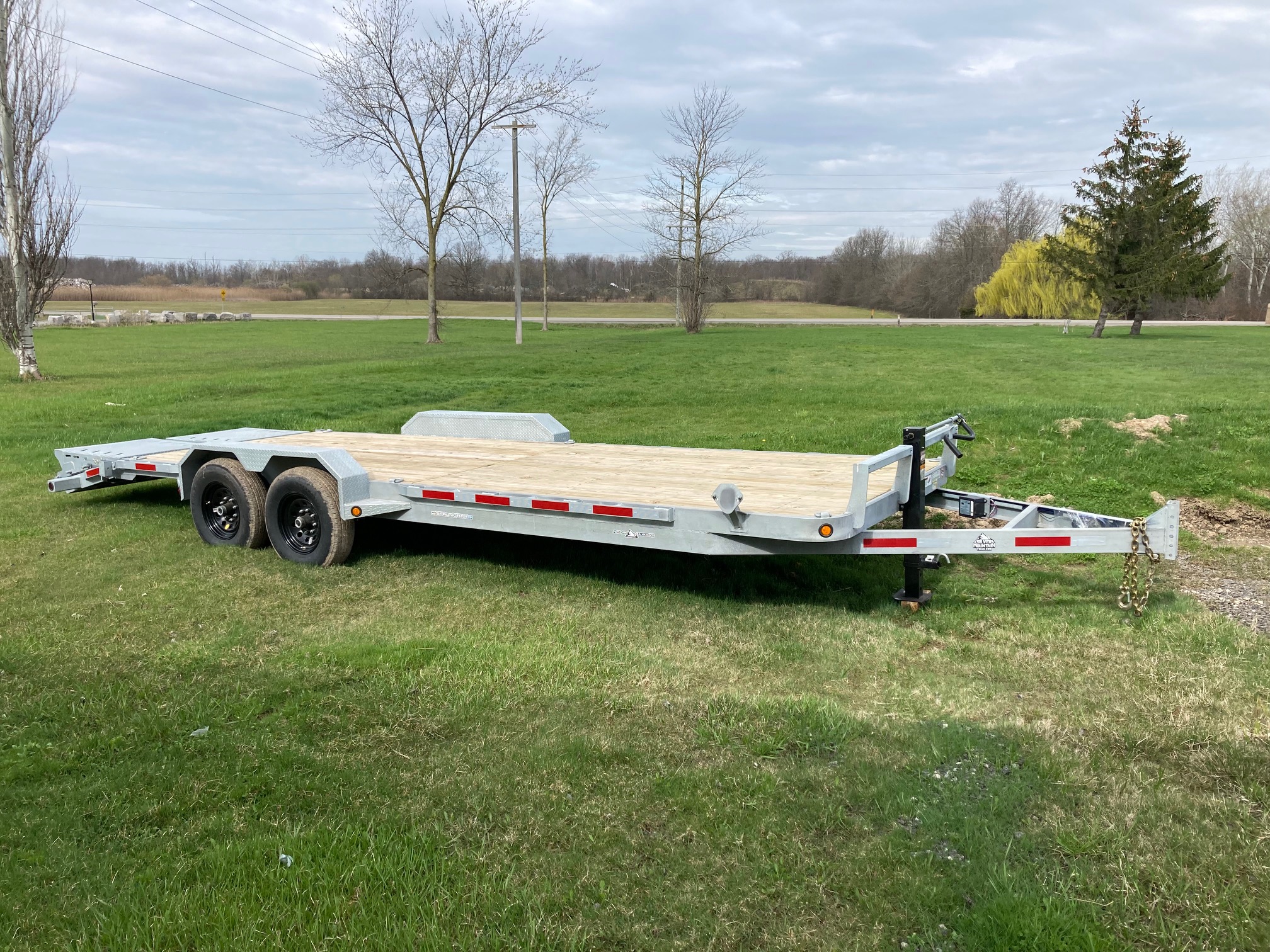 Equipment Trailer 18'x83" Tandem Axle (14,000lbs) Galvanized    [1 IN STOCK]