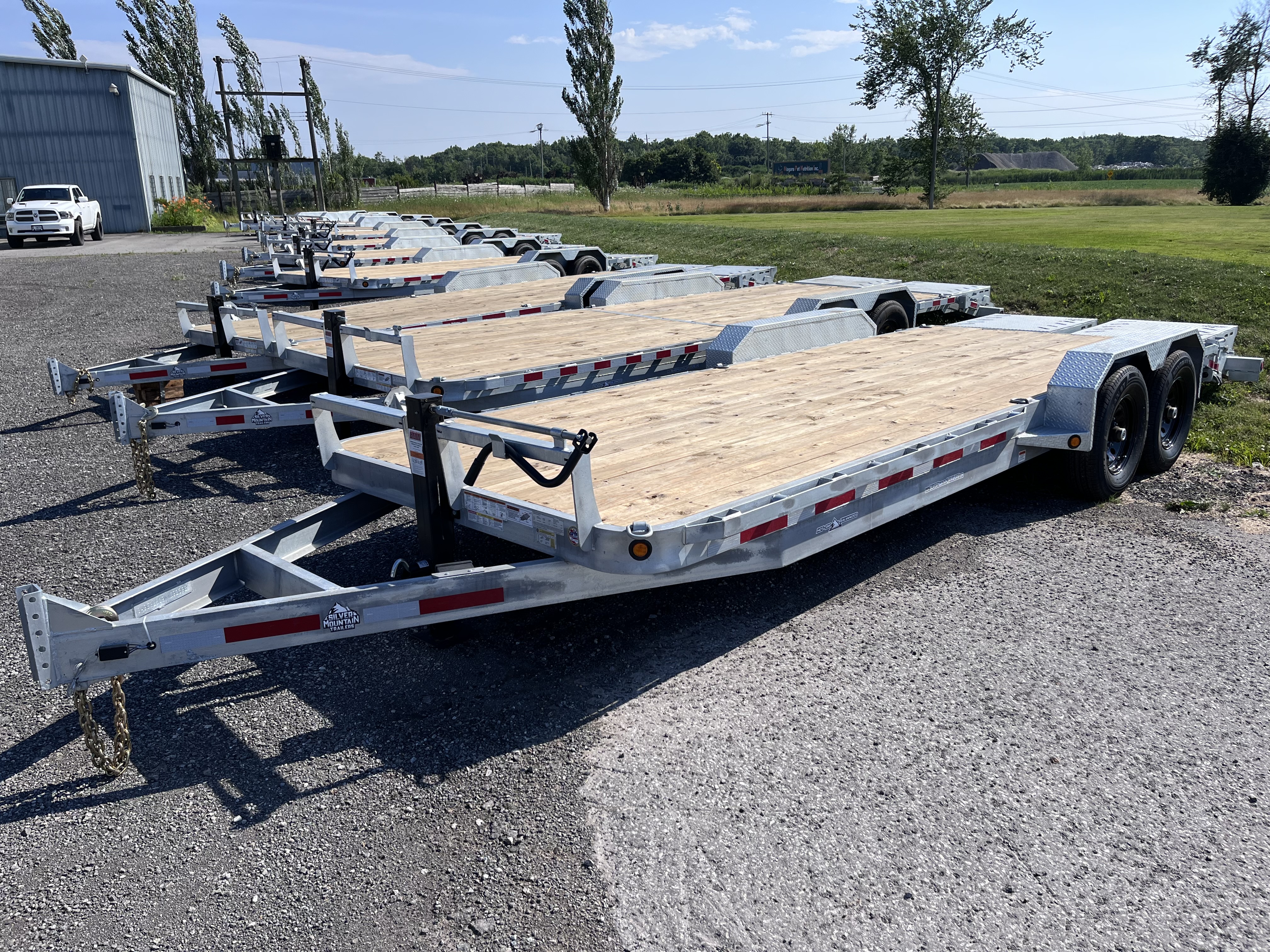 Equipment Trailer 24'x83" Tandem Axle Light Duty (10,000lbs) Galvanized   [8 IN STOCK]